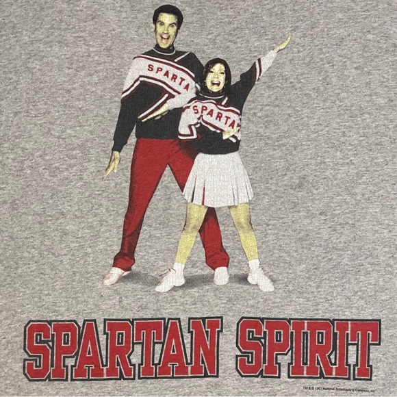 Vintage NBC SNL Spartan Spirit skit t-shirt 📣 - Picture 3 of 4